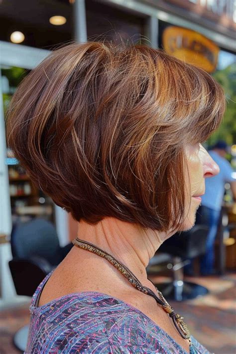 short bob haircuts for women over 60|short stacked bob haircuts for older women.